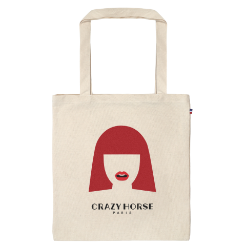 Tote bag perruque rouge