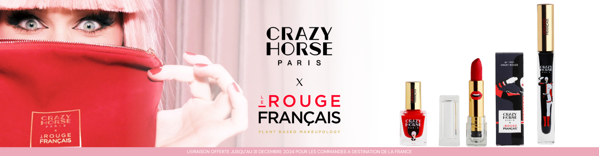 Collaboration Crazy Horse x Le Rouge Français 