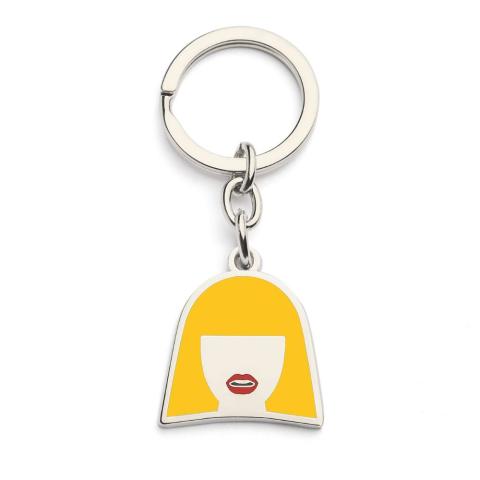 porte clef jaune