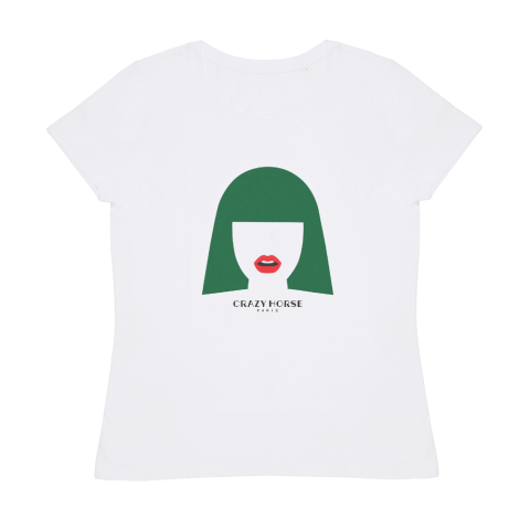 Tshirt femme perruque verte