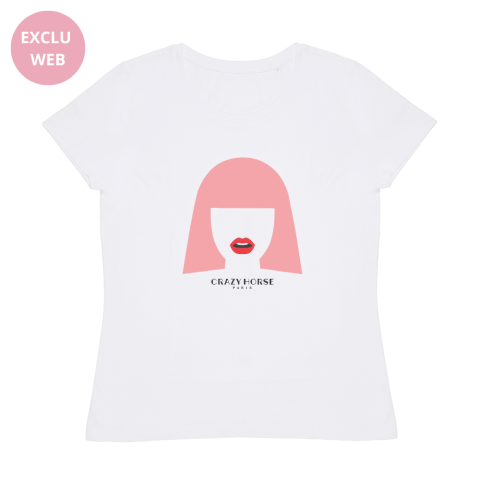 Tshirt femme perruque rose