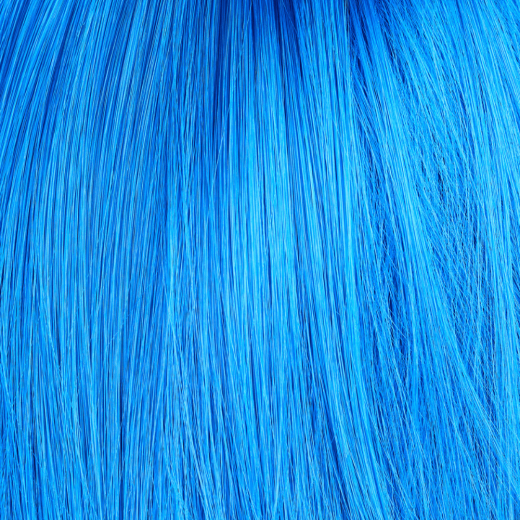 perruque bleu roi 