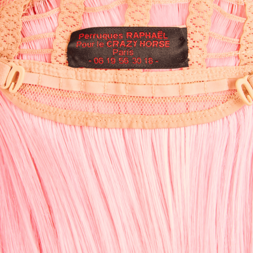 perruque rose pale