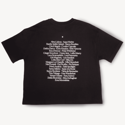 t-shirt noms danseuses femme