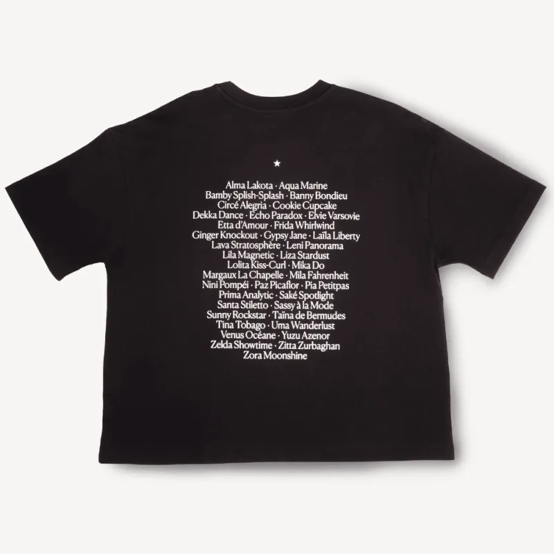 t-shirt noms danseuses 