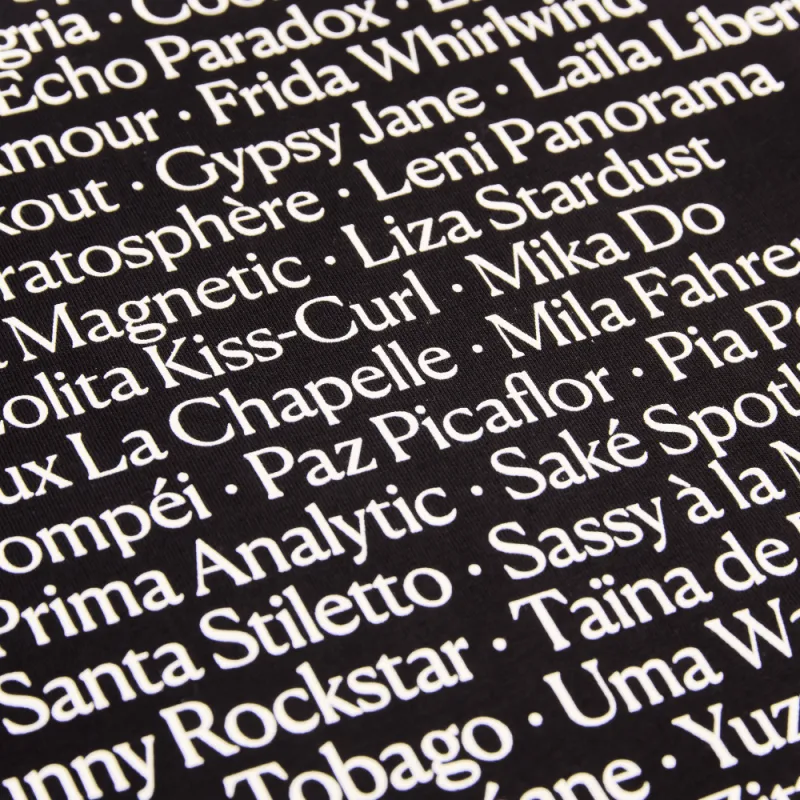 t-shirt noms danseuses femme