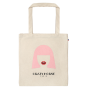Tote bag perruque rose