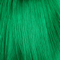 perruque vert sapin