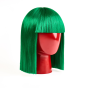 perruque vert sapin