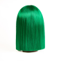 perruque vert sapin